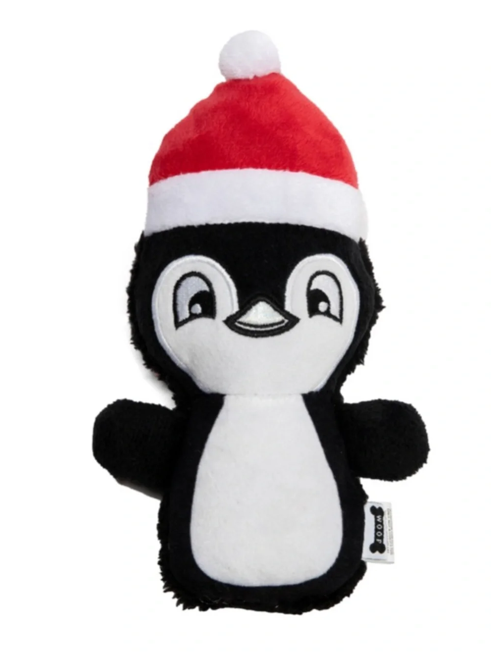 Woof Holiday Dog Toys 3-Pack | Santa Penguin Reindeer Squeaker Toys  NIB